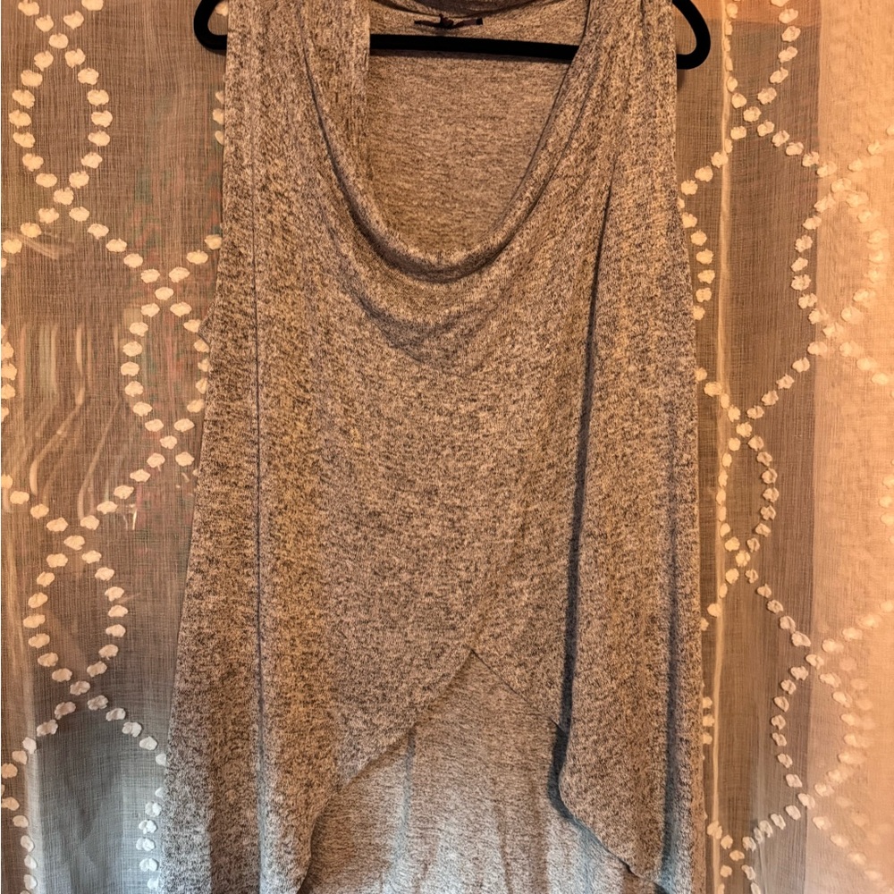 Olivia Sky Grey Knit Top